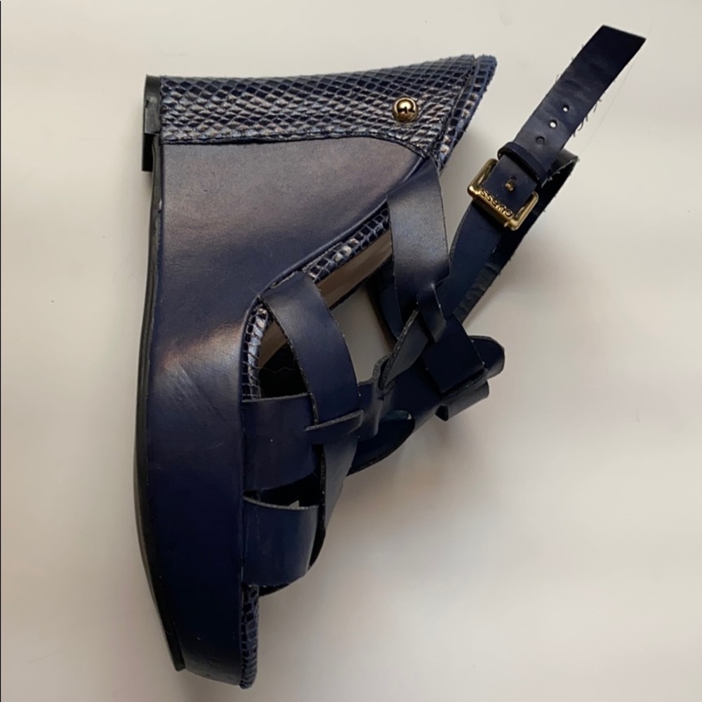 Guess Navy Blue Wedges - Picture 4 of 5